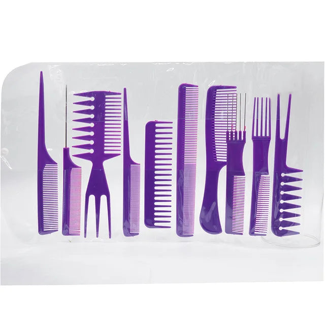 Barber Hairdressing Combs Multifunction Hair Detangler Comb Anti-static Haircare Hairstyling Tool Set Stylist Accessories