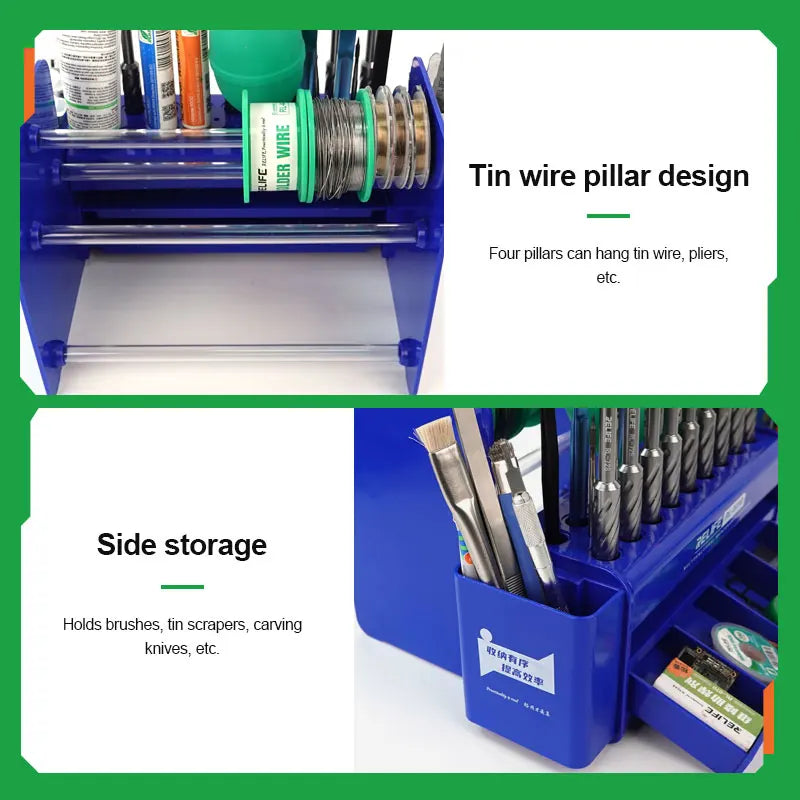 RELIFE RL-001G Multifunction Storage Box Durable Quality for Organizing Repair Parts and Neatly Classifying Collection Tools