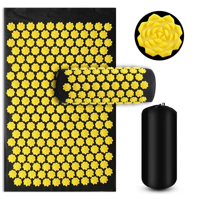 Acupressure Yoga Mat Kuznetsov's Applicator Cushion Sensi Massage Body Needles With Spikes Pillow Foot Massager Fitness Pilates