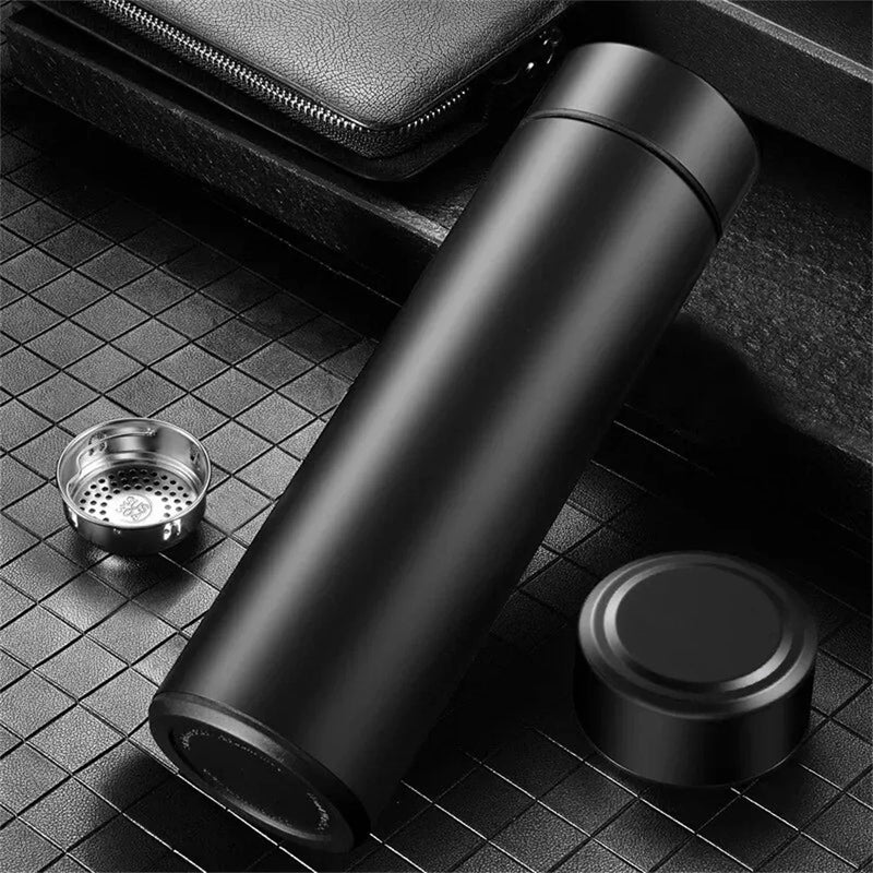 500ML Smart Insulation Stainless Steel Colorful Cup Mini Thermos Cup Water Bottle Led Digital Temperature Display Thermos