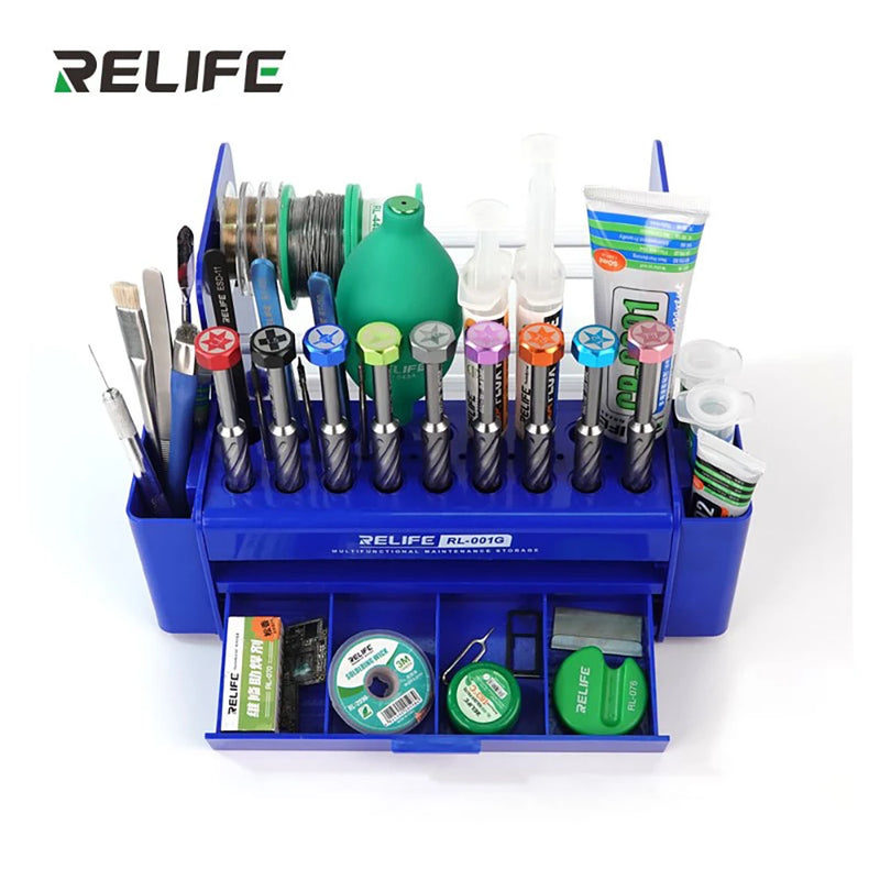 RELIFE RL-001G Multifunction Storage Box Durable Quality for Organizing Repair Parts and Neatly Classifying Collection Tools