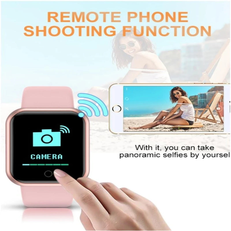 Multifunctional Smart Watches Women Men Bluetooth Connected Phone Music Fitness Sports Bracelet Sleep Monitor Y68 Smartwatch D20