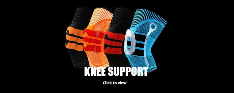 Knitted sports knee pads, running basketball, cycling fitness, anti slip, breathable nylon knee pads for men and women